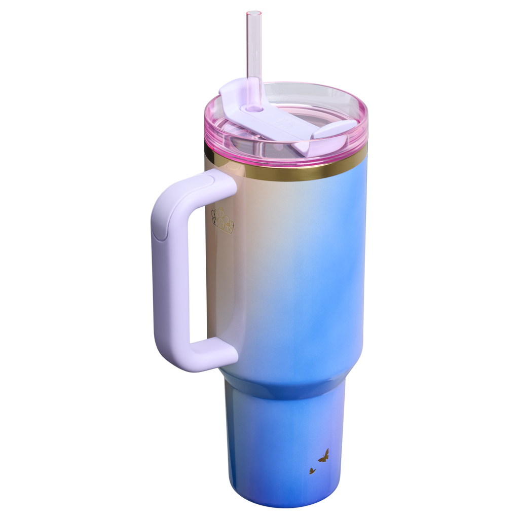 Double-Wall Vacuum The Wicked for Good Quencher H2.0 Flowstate Tumbler D245R - 40oz Large Capacity Car-Cup Friendly Quencher Detail