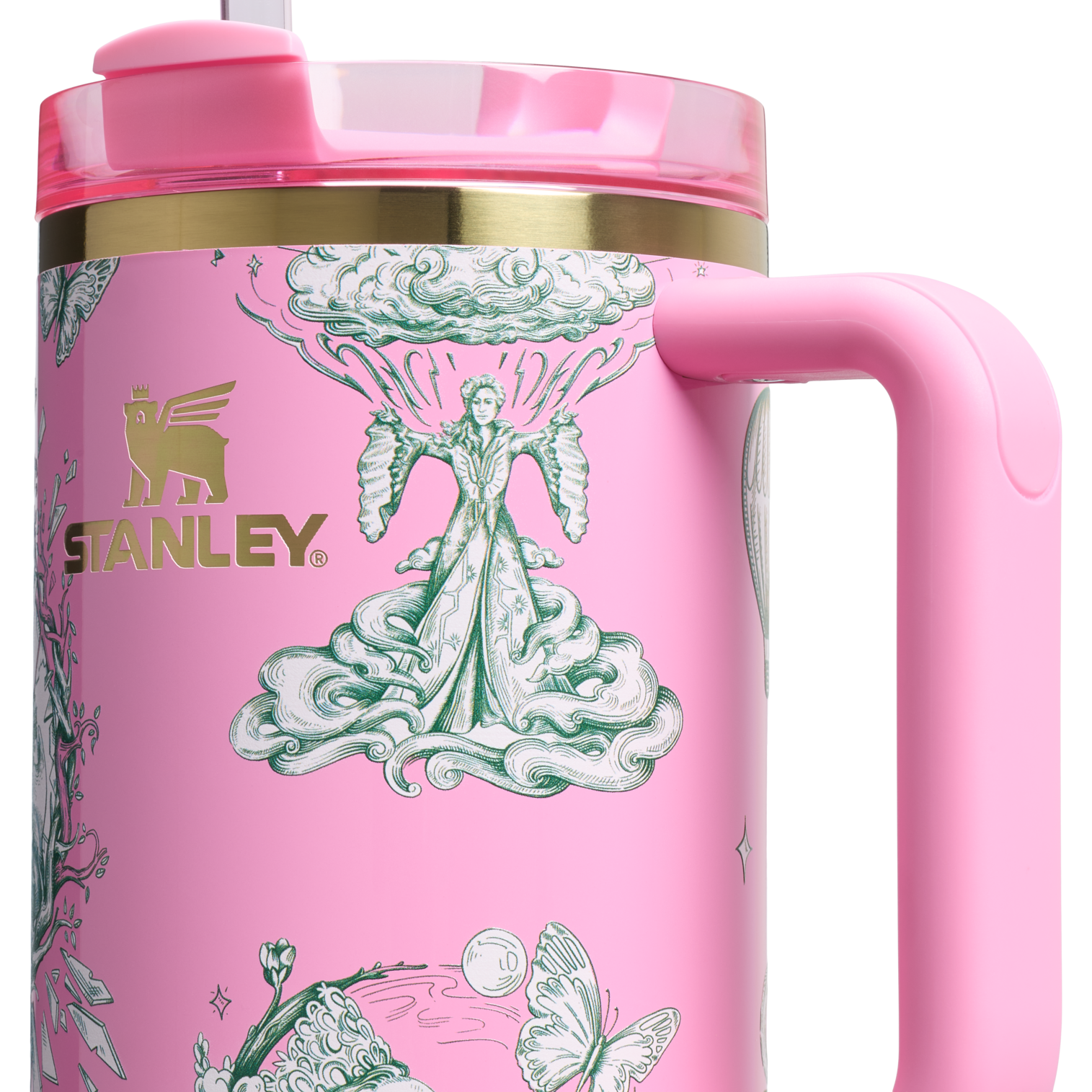 Double-Wall Vacuum The Wicked for Good Quencher H2.0 Flowstate Tumbler D245R - 40oz Large Capacity Car-Cup Friendly Quencher Detail