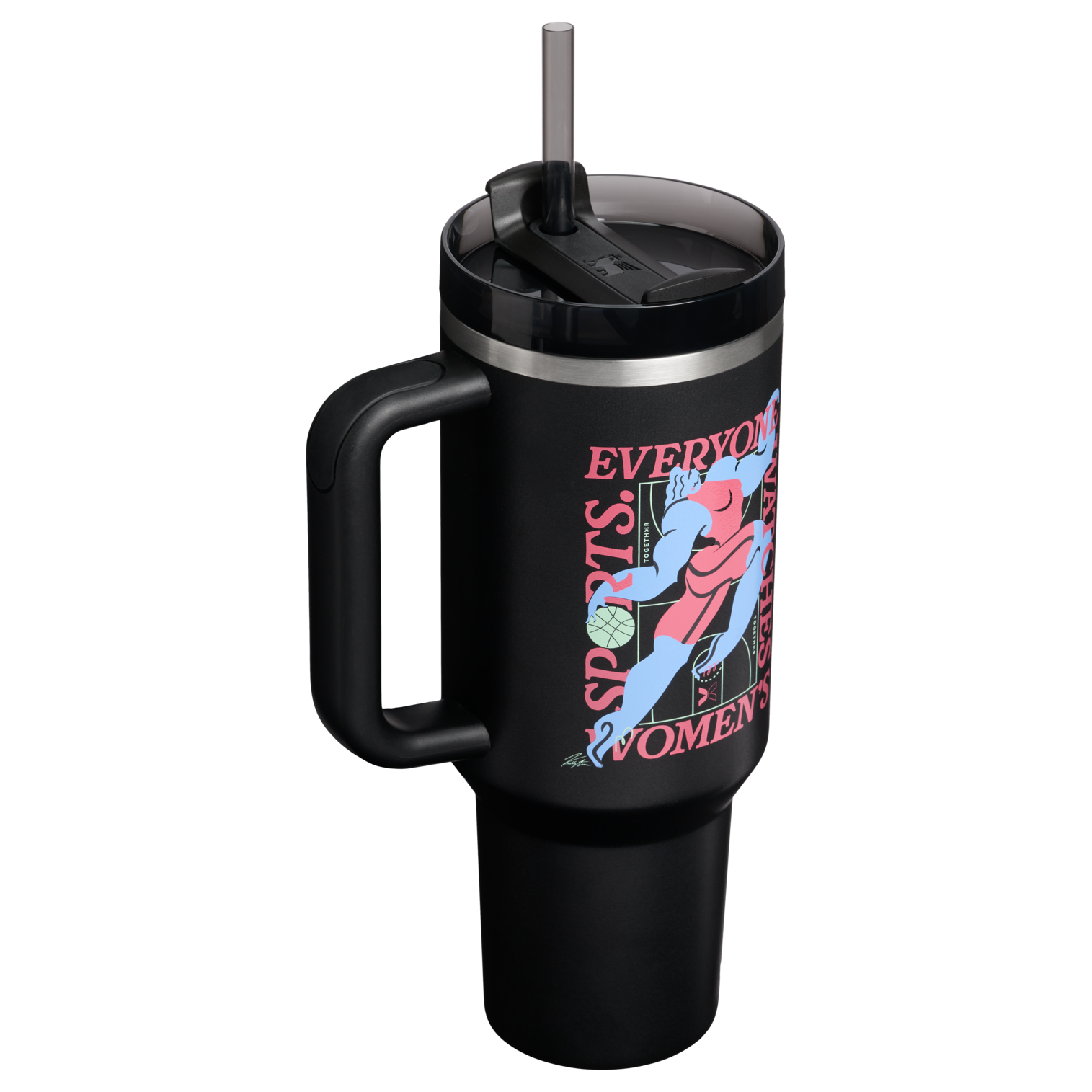 Insulated Travel The Quencher H2.0 Flowstate Tumbler D340Y - Premium Stainless Steel Straw Cup for All-Day Hydration Detail