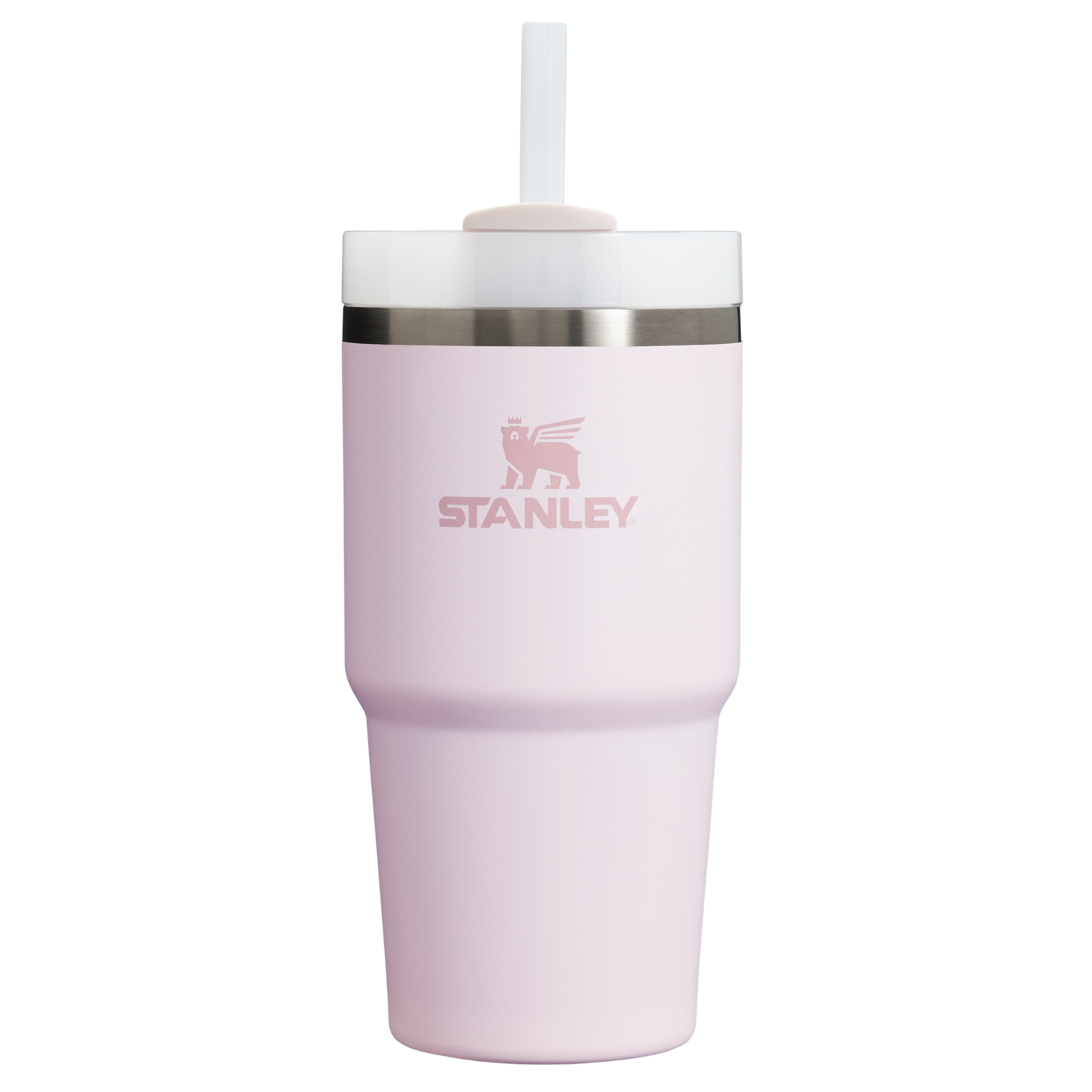 Large Capacity The Quencher H2.0 Flowstate Tumbler D030T - Premium Stainless Steel Straw Cup for All-Day Hydration - Rose Quartz 2.0