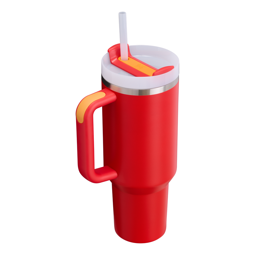 Double-Wall Vacuum The Quencher H2.0 Flowstate Tumbler  | Stanley Create D332L - 40oz Large Capacity Car-Cup Friendly Quencher Detail
