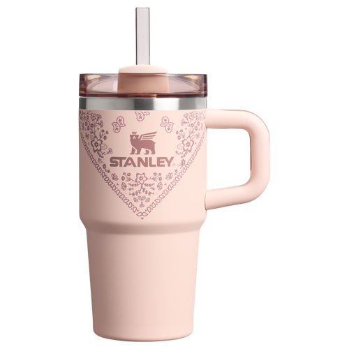 Double-Wall Vacuum The Quencher H2.O Flowstate Tumbler D124E - Double-Wall Vacuum Insulated Travel Tumbler with Straw - Conch Floral