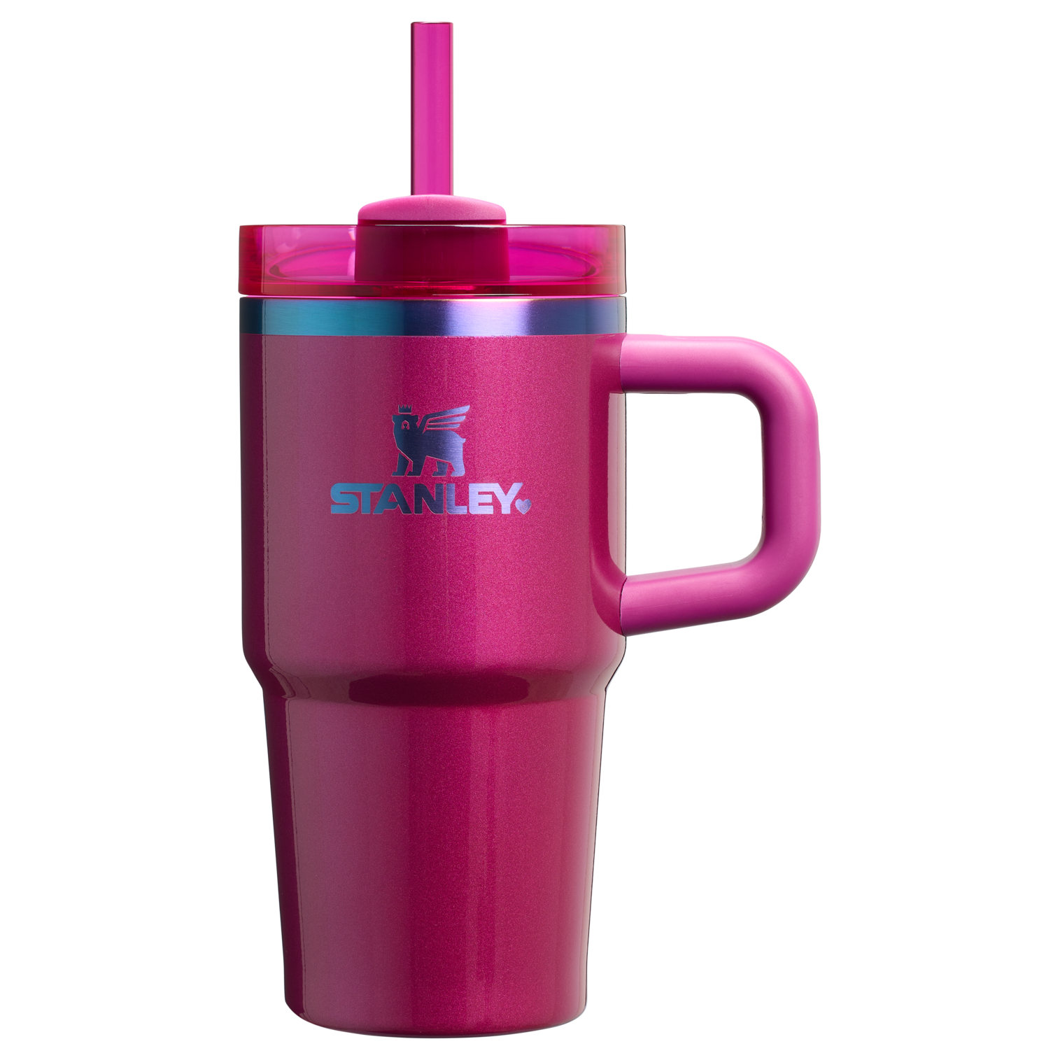 Car-Cup Friendly The Quencher H2.O Flowstate Tumbler D069R - Double-Wall Vacuum Insulated Travel Tumbler with Straw Detail