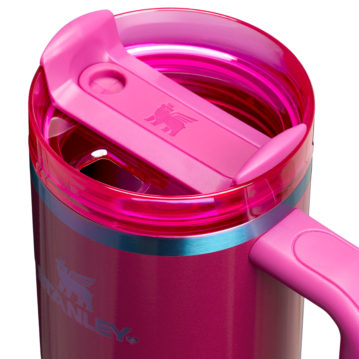 Car-Cup Friendly The Quencher H2.0 Flowstate Tumbler D051L - Premium Stainless Steel Straw Cup for All-Day Hydration Detail