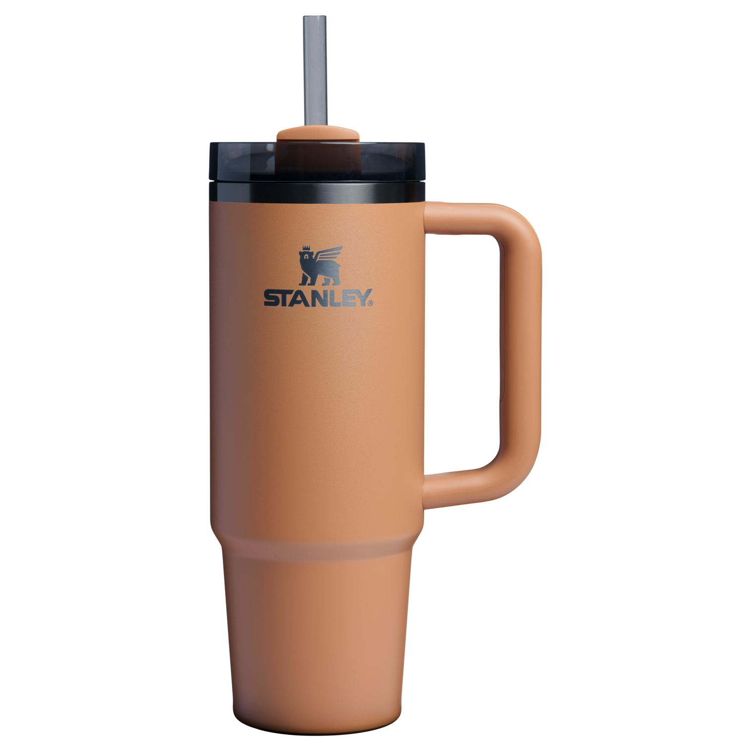 Double-Wall Vacuum The Quencher H2.0 Flowstate Tumbler | Stanley Create D331C - FlowState 3-Position Lid Insulated Travel Mug - Camel