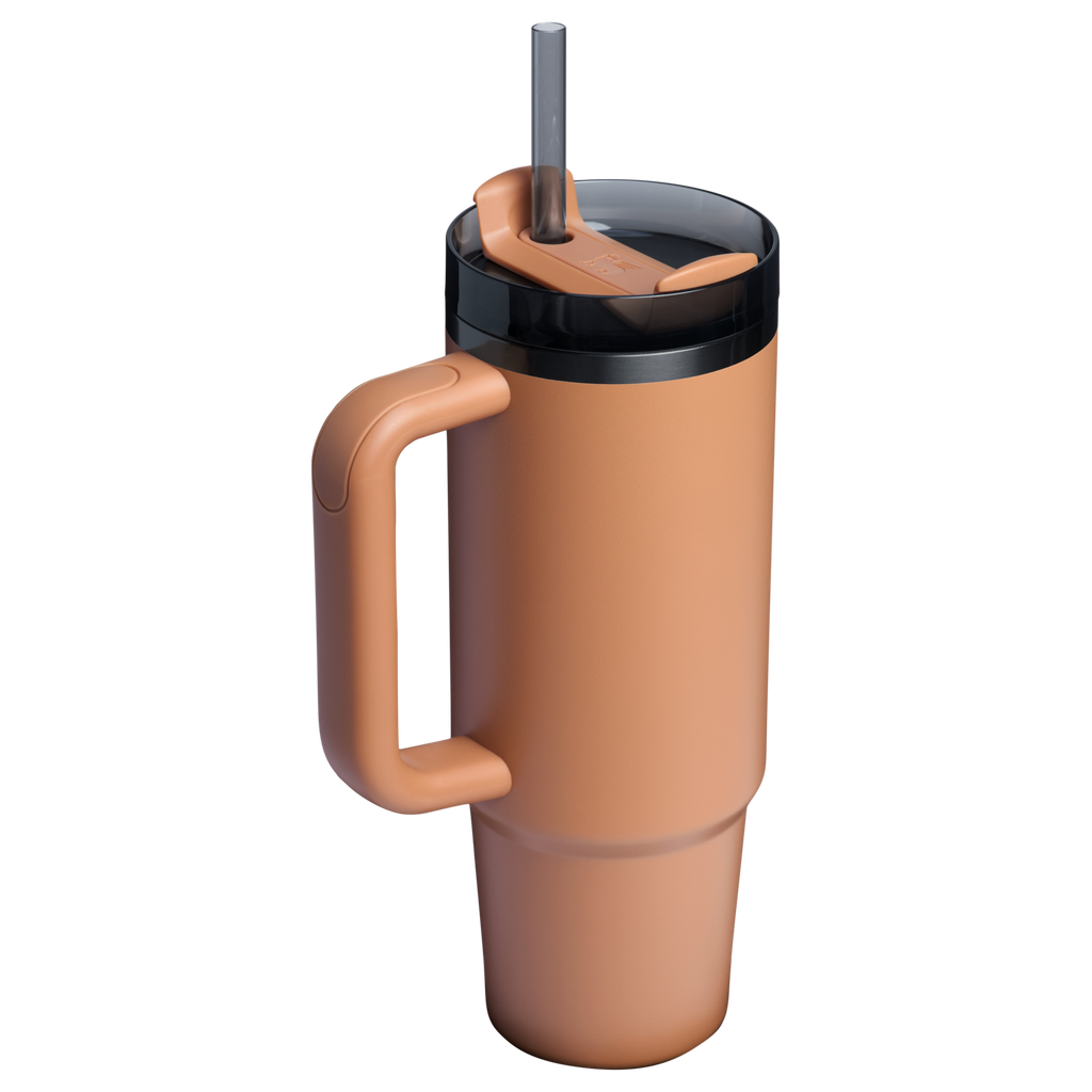 Car-Cup Friendly The Quencher H2.0 Flowstate Tumbler D051L - Premium Stainless Steel Straw Cup for All-Day Hydration Detail