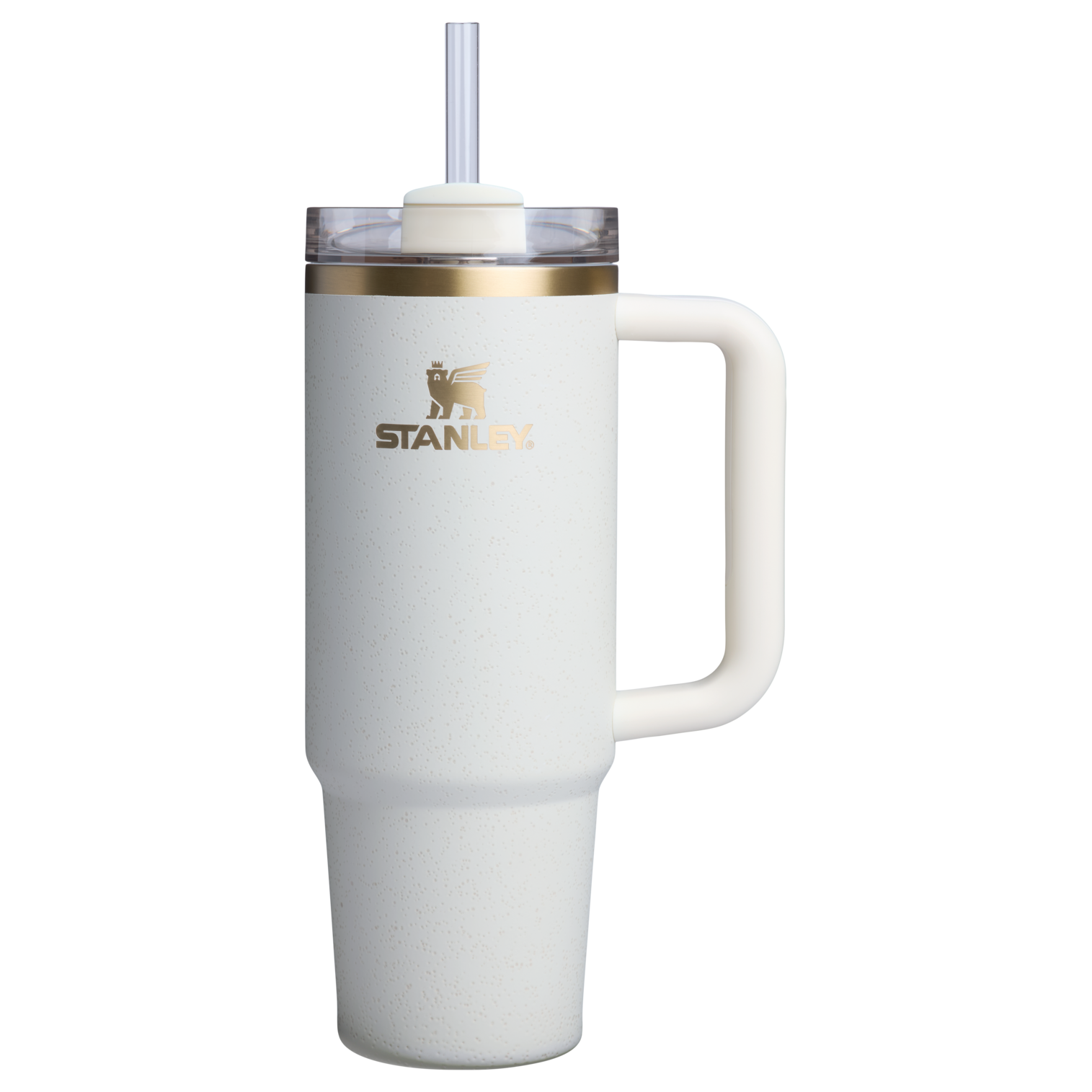 Car-Cup Friendly The Quencher H2.0 Flowstate Tumbler D051L - Premium Stainless Steel Straw Cup for All-Day Hydration - Cream Moon