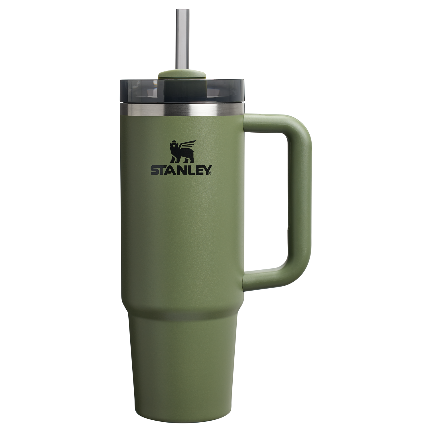 Double-Wall Vacuum The Quencher H2.0 Flowstate Tumbler | Stanley Create D331C - FlowState 3-Position Lid Insulated Travel Mug - Dried Pine