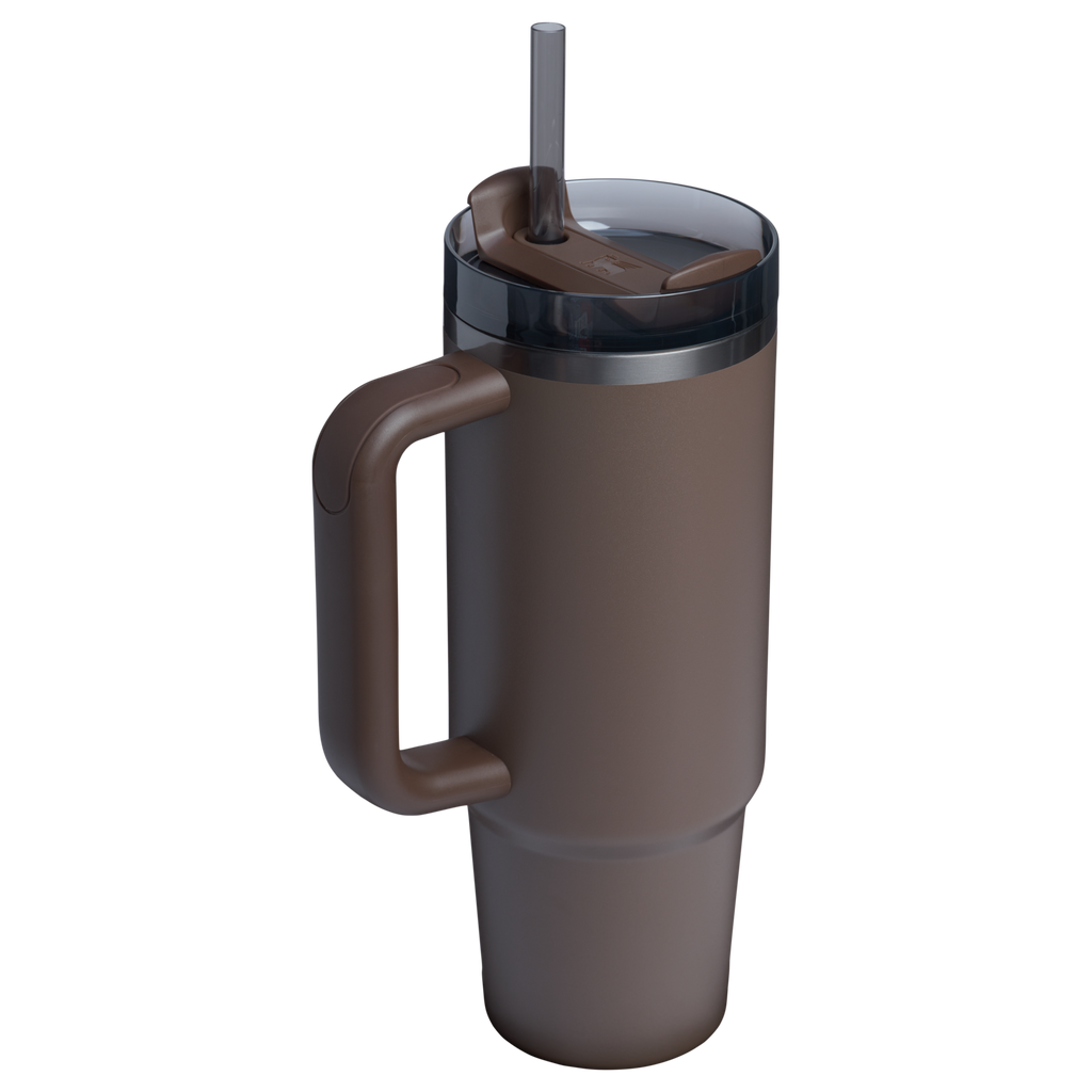 Double-Wall Vacuum The Quencher H2.0 Flowstate Tumbler | Stanley Create D331C - FlowState 3-Position Lid Insulated Travel Mug Detail