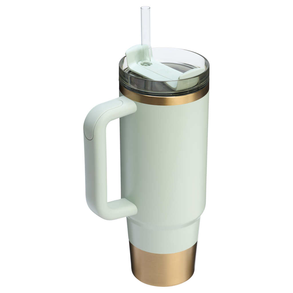 Car-Cup Friendly The Quencher H2.0 Flowstate Tumbler D051L - Premium Stainless Steel Straw Cup for All-Day Hydration Detail