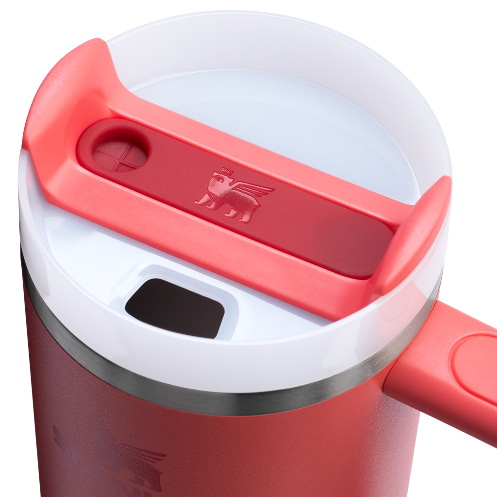 Car-Cup Friendly The Quencher H2.0 Flowstate Tumbler D051L - Premium Stainless Steel Straw Cup for All-Day Hydration Detail