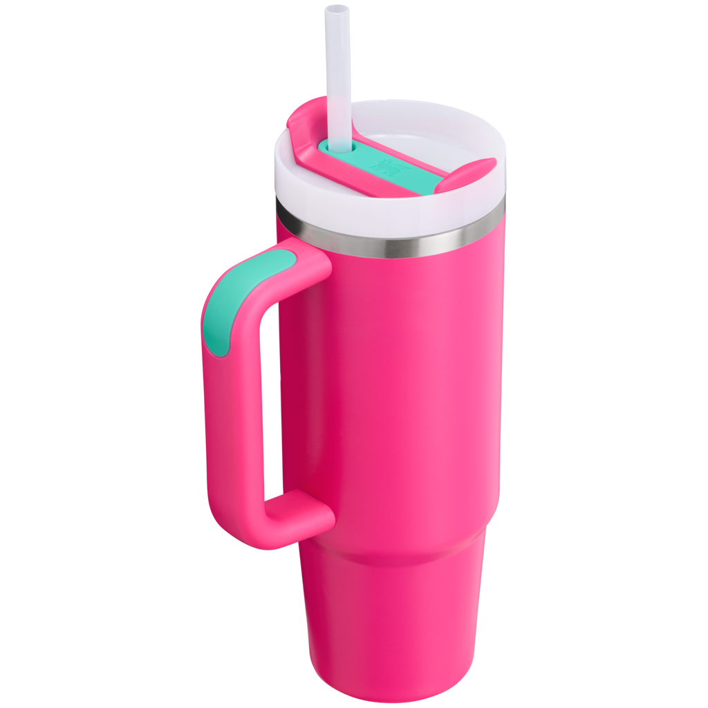 Double-Wall Vacuum The Quencher H2.0 Flowstate Tumbler | Stanley Create D331C - FlowState 3-Position Lid Insulated Travel Mug Detail