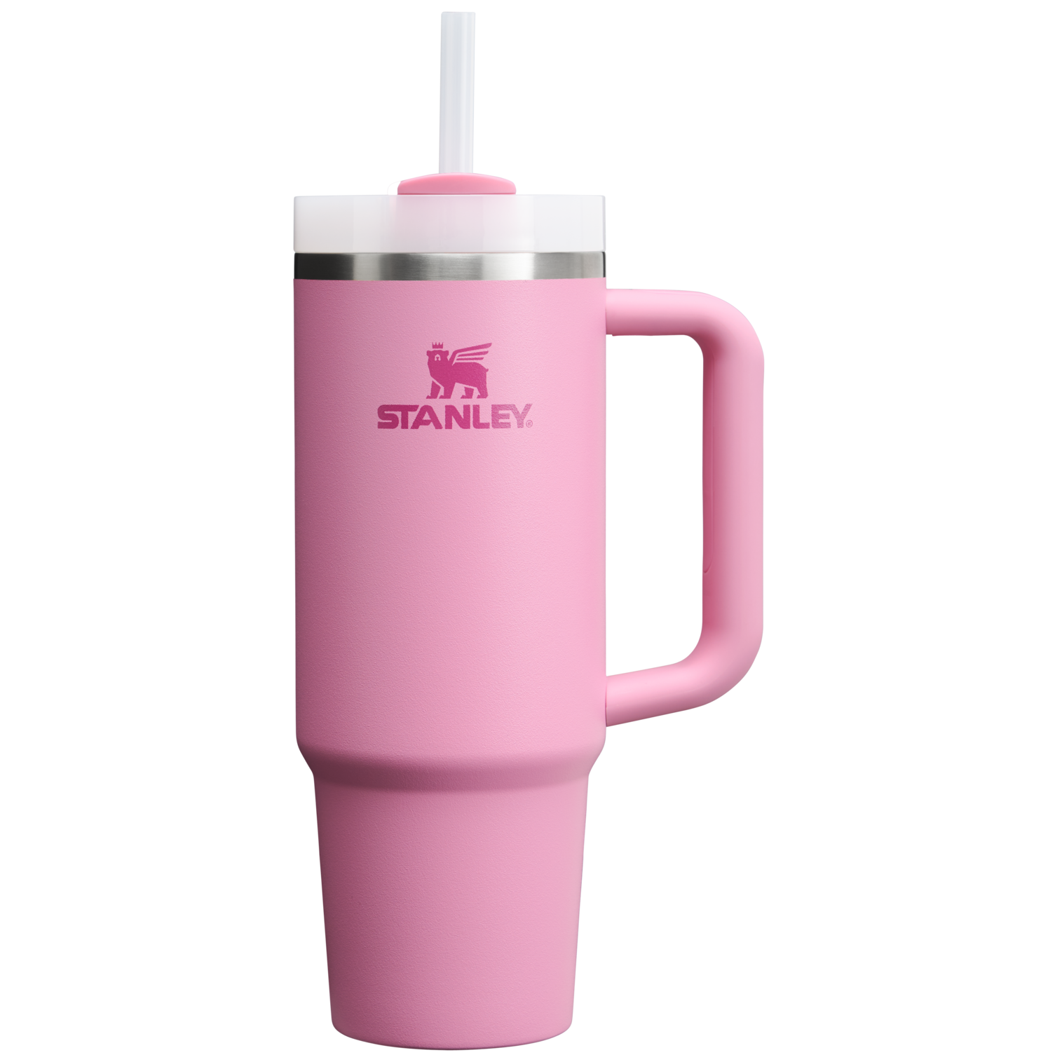 Double-Wall Vacuum The Quencher H2.0 Flowstate Tumbler | Stanley Create D331C - FlowState 3-Position Lid Insulated Travel Mug - Peony