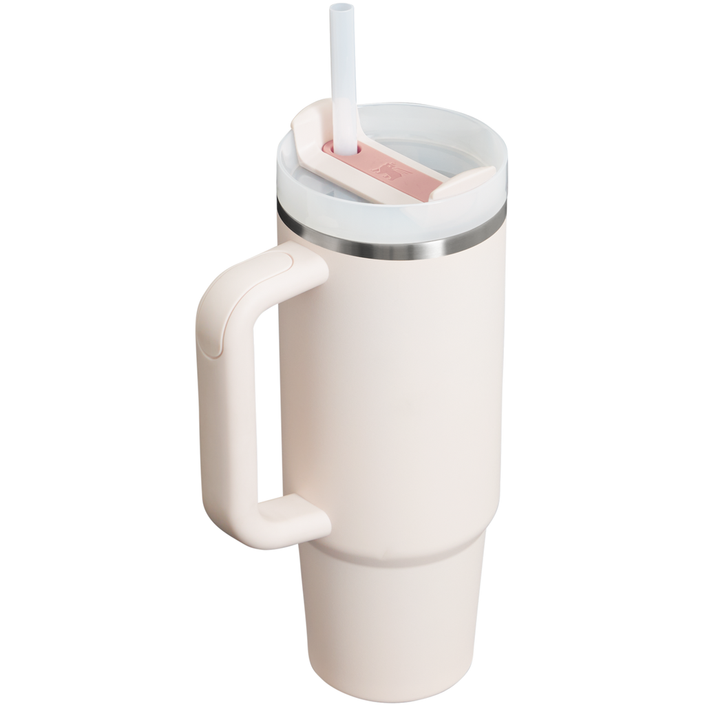 Double-Wall Vacuum The Quencher H2.0 Flowstate Tumbler | Stanley Create D331C - FlowState 3-Position Lid Insulated Travel Mug Detail