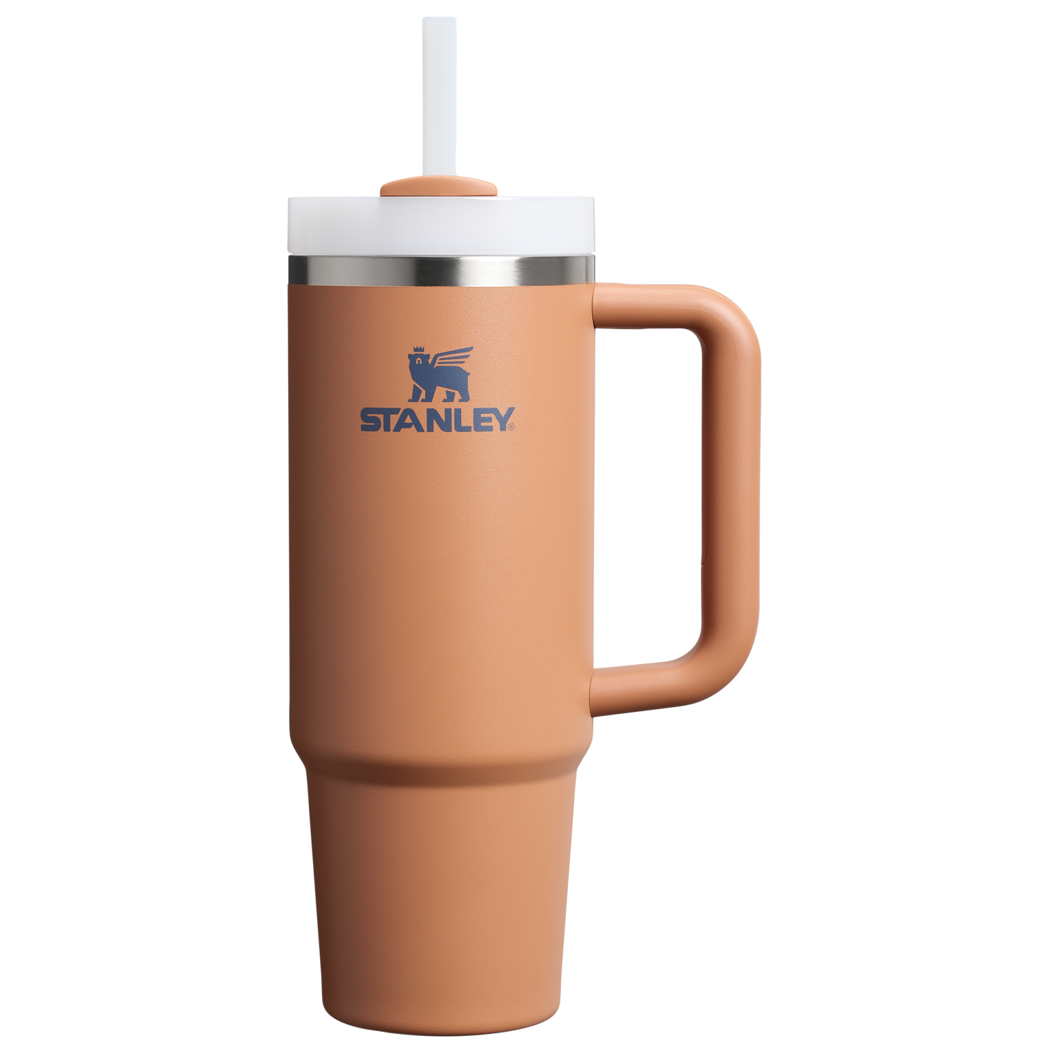 Double-Wall Vacuum The Quencher H2.0 Flowstate Tumbler | Stanley Create D331C - FlowState 3-Position Lid Insulated Travel Mug - Toast