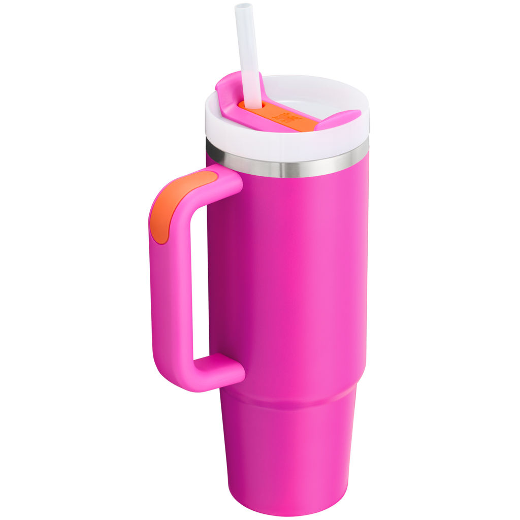 Double-Wall Vacuum The Quencher H2.0 Flowstate Tumbler | Stanley Create D331C - FlowState 3-Position Lid Insulated Travel Mug Detail