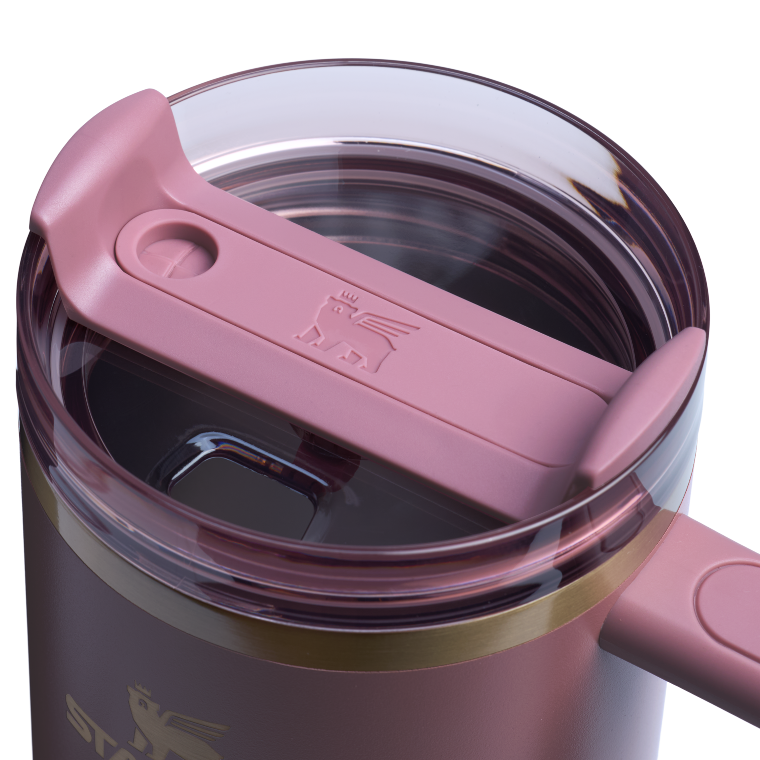 Double-Wall Vacuum The Quencher H2.0 Flowstate Tumbler  | Stanley Create D332L - 40oz Large Capacity Car-Cup Friendly Quencher Detail