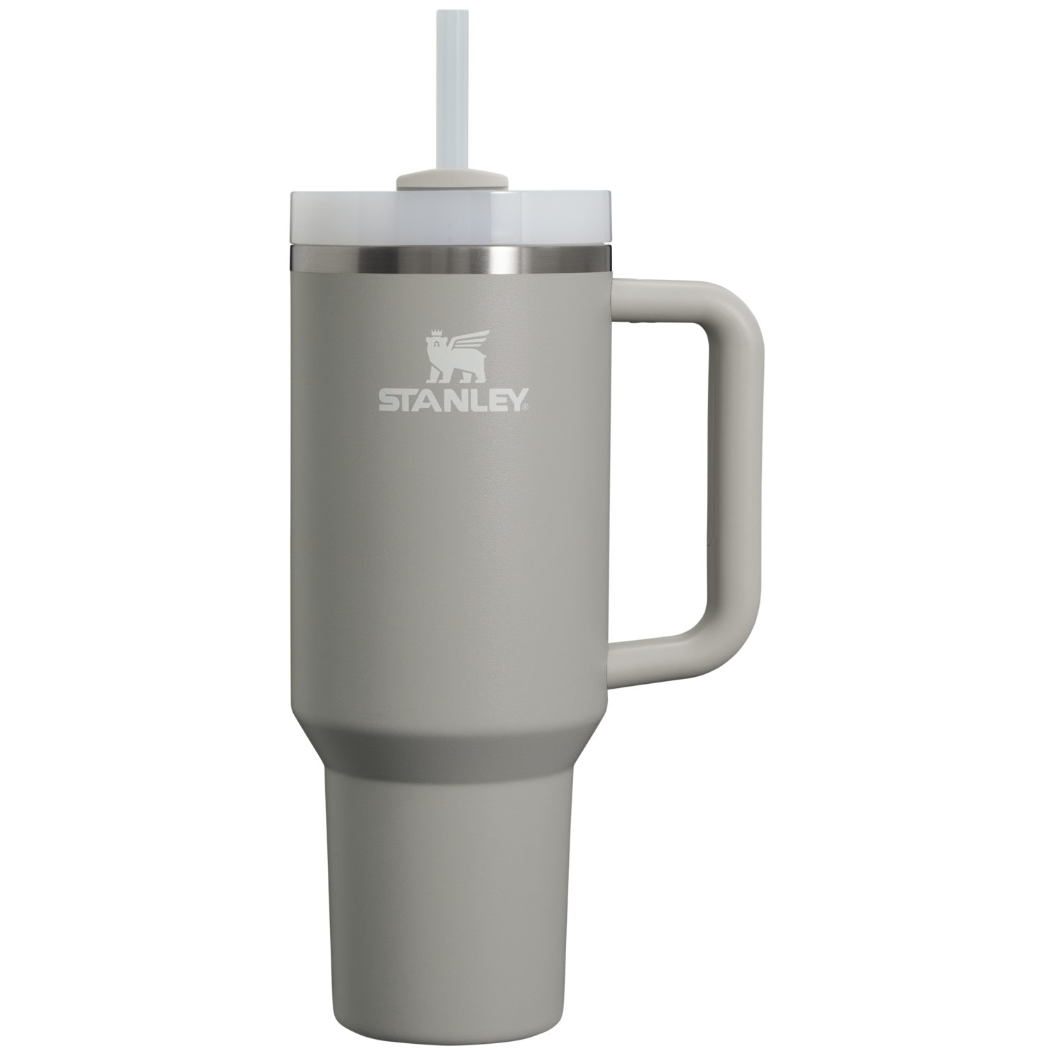 Insulated Travel The Quencher H2.0 Flowstate Tumbler D050X - 40oz Large Capacity Car-Cup Friendly Quencher - Ash