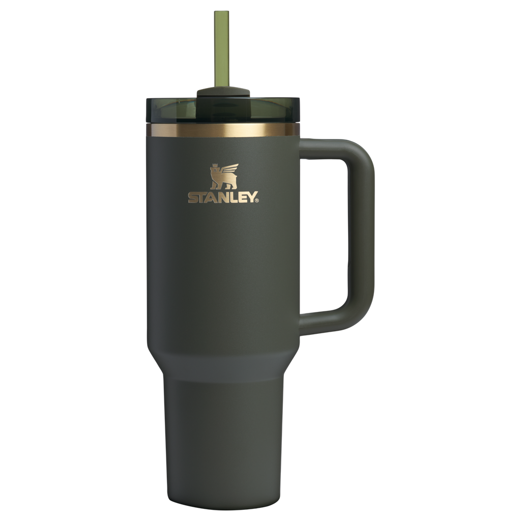 Double-Wall Vacuum The Quencher H2.0 Flowstate Tumbler  | Stanley Create D332L - 40oz Large Capacity Car-Cup Friendly Quencher Detail