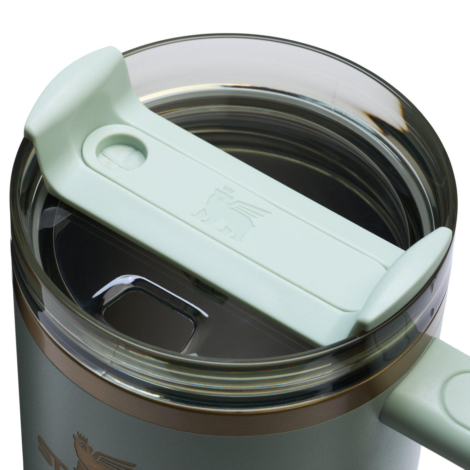 Double-Wall Vacuum The Quencher H2.0 Flowstate Tumbler  | Stanley Create D332L - 40oz Large Capacity Car-Cup Friendly Quencher Detail