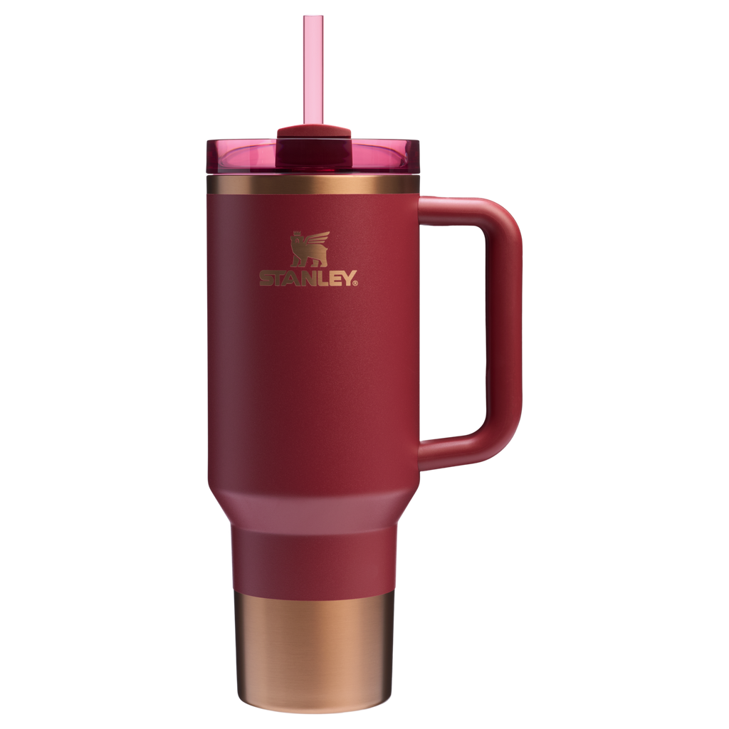 Double-Wall Vacuum The Quencher H2.0 Flowstate Tumbler  | Stanley Create D332L - 40oz Large Capacity Car-Cup Friendly Quencher Detail