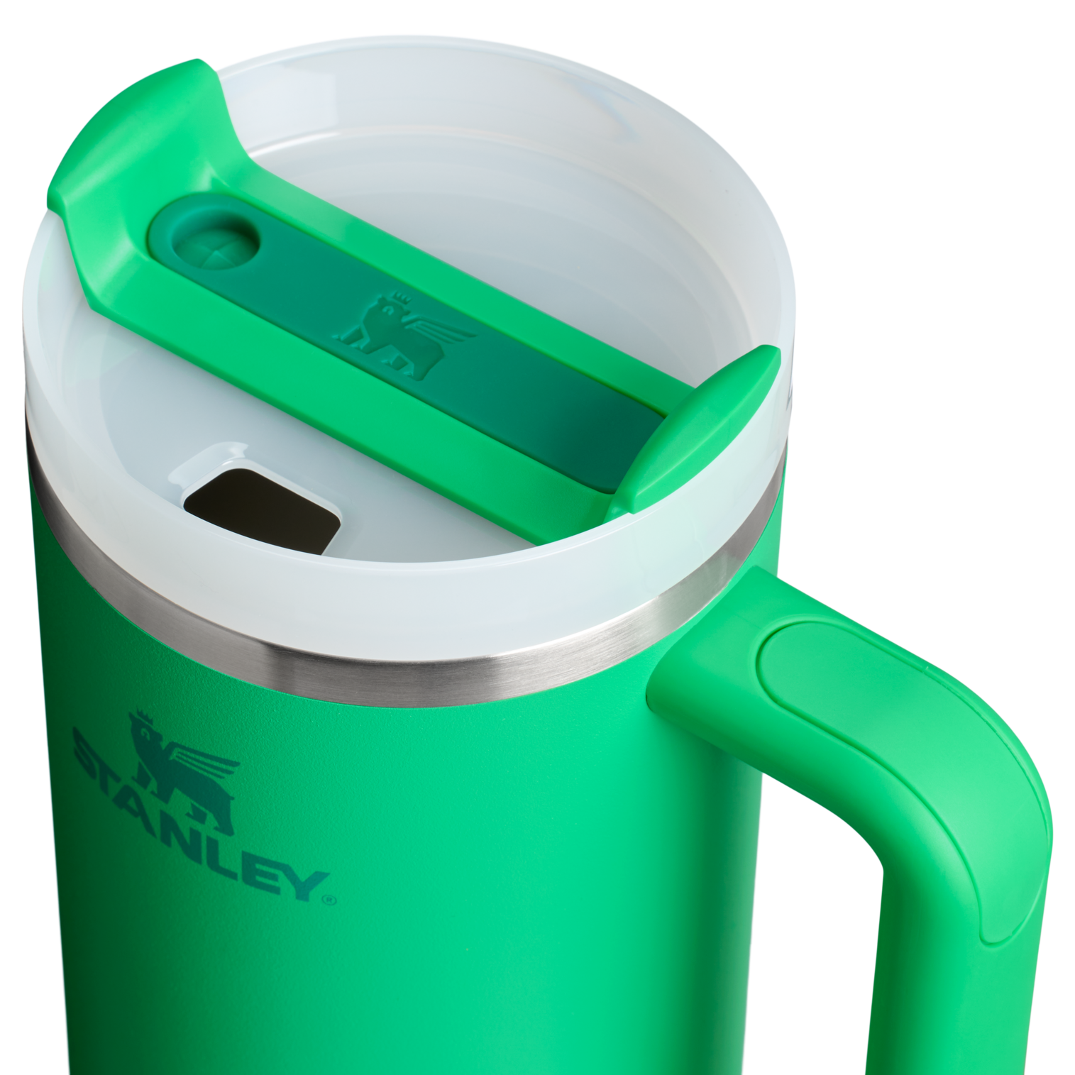 Double-Wall Vacuum The Quencher H2.0 Flowstate Tumbler  | Stanley Create D332L - 40oz Large Capacity Car-Cup Friendly Quencher Detail