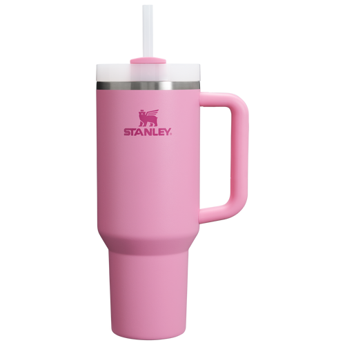 Double-Wall Vacuum The Quencher H2.0 Flowstate Tumbler  | Stanley Create D332L - 40oz Large Capacity Car-Cup Friendly Quencher - Peony