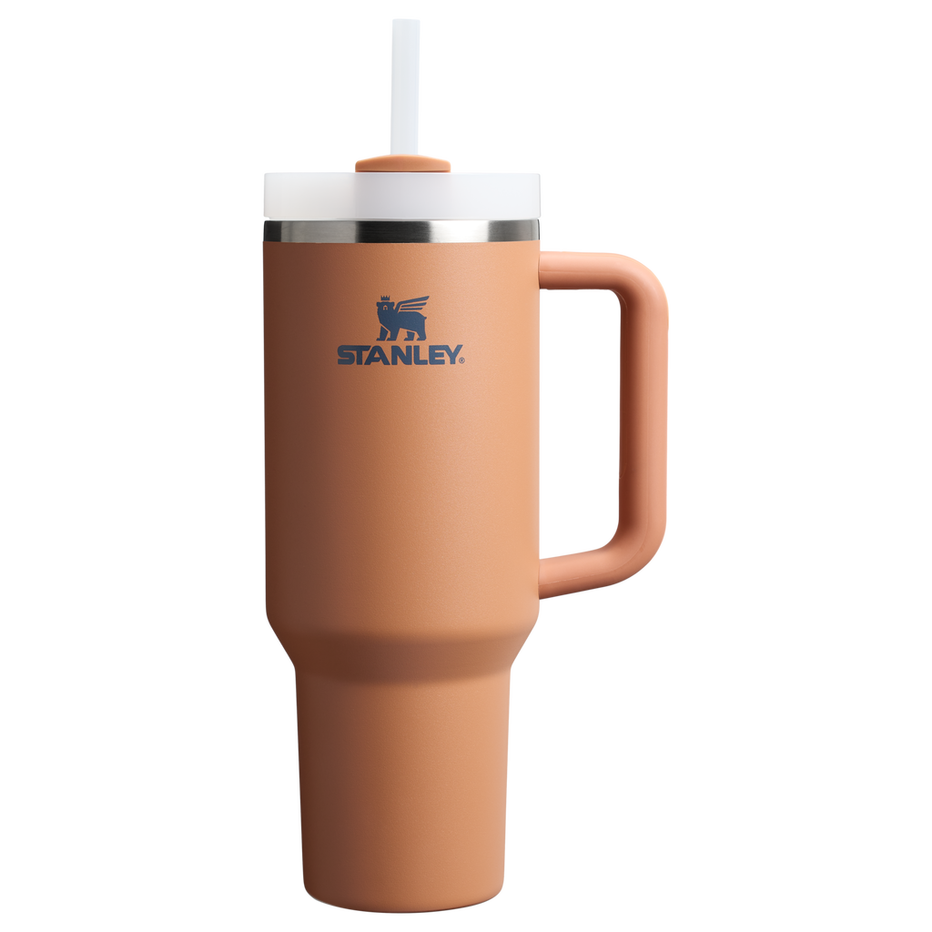 Insulated Travel The Quencher H2.0 Flowstate Tumbler D050X - 40oz Large Capacity Car-Cup Friendly Quencher - Toast