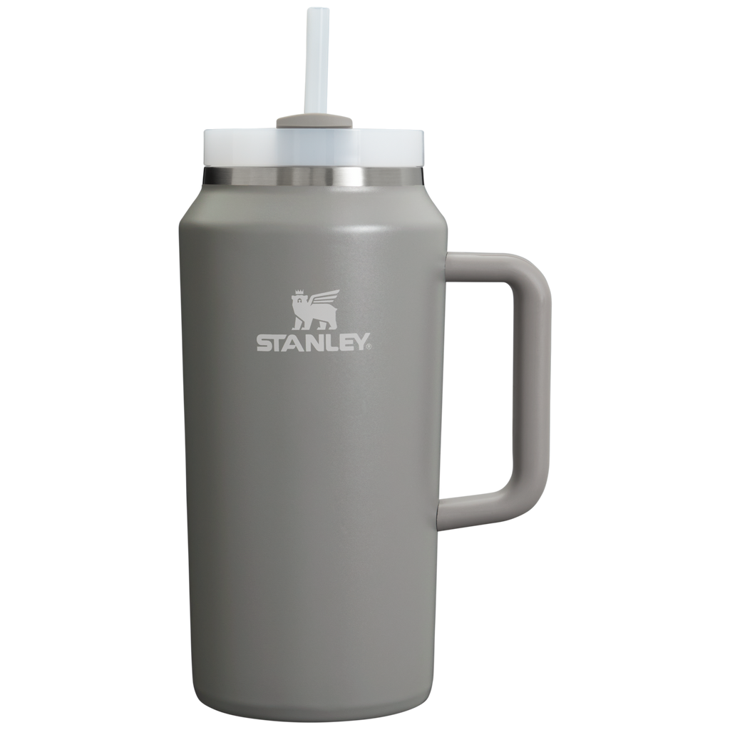 Splash-Resistant FlowState The Quencher H2.0 Flowstate Tumbler D033Q - 40oz Large Capacity Car-Cup Friendly Quencher - Stone