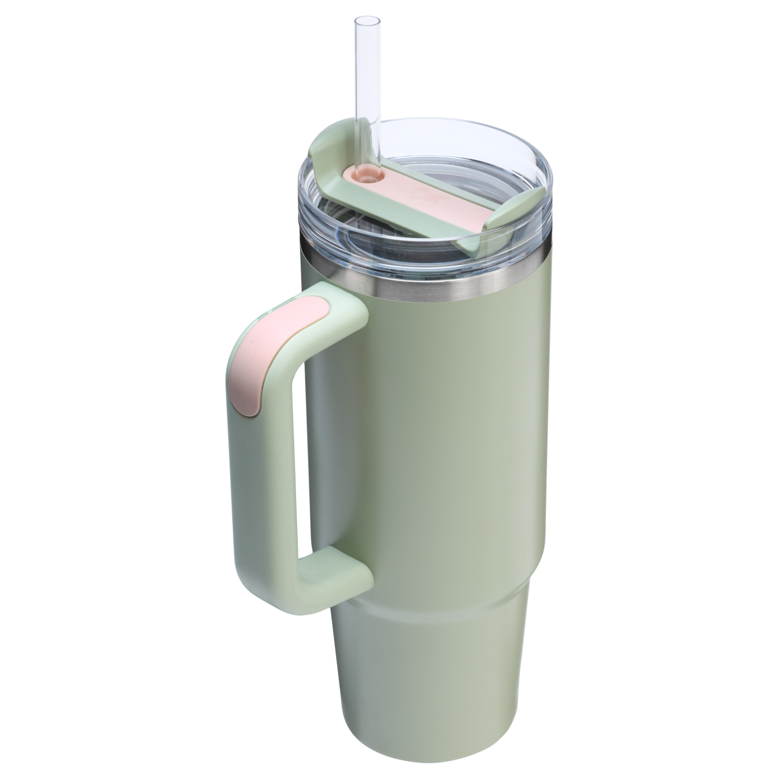 Double-Wall Vacuum The Quencher H2.0 Flowstate Tumbler | Stanley Create D331C - FlowState 3-Position Lid Insulated Travel Mug Detail