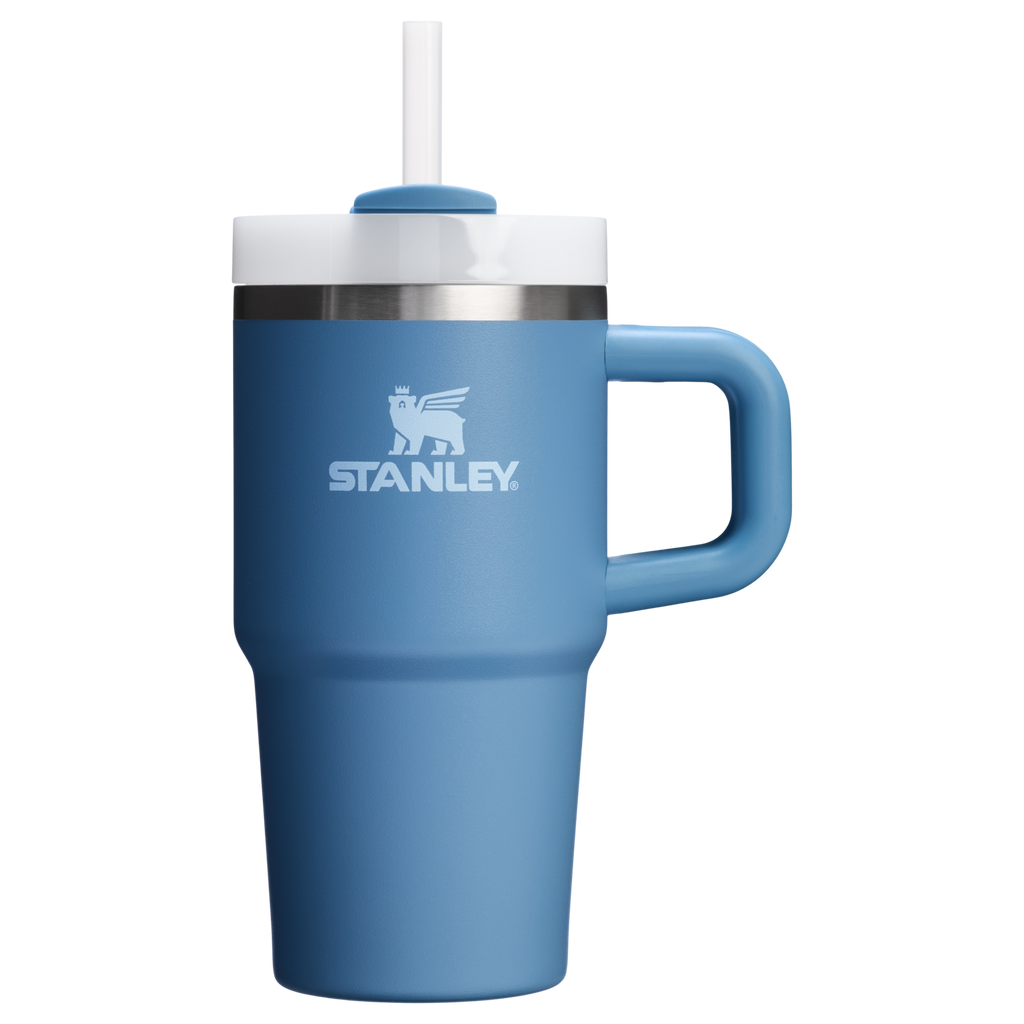 Car-Cup Friendly The Quencher H2.O Flowstate Tumbler D069R - Double-Wall Vacuum Insulated Travel Tumbler with Straw Detail