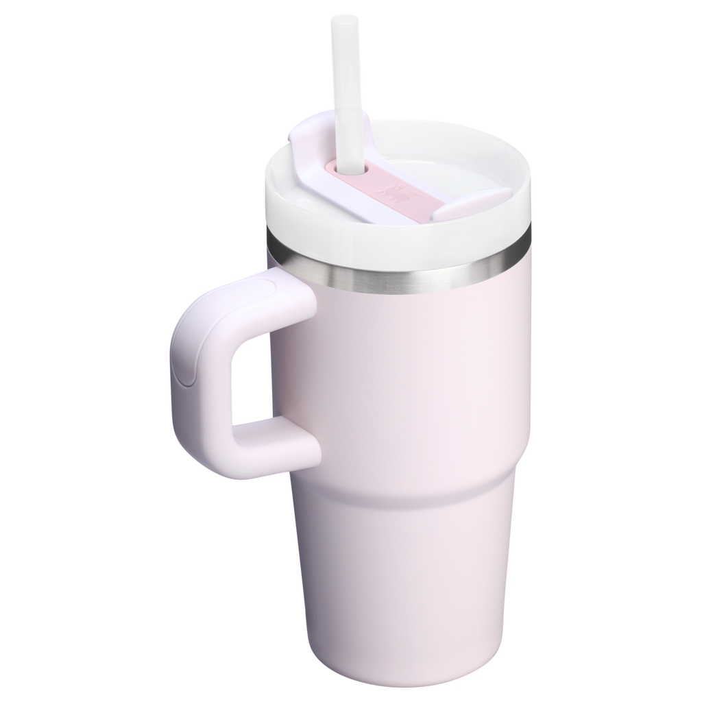 Car-Cup Friendly The Quencher H2.O Flowstate Tumbler D069R - Double-Wall Vacuum Insulated Travel Tumbler with Straw Detail