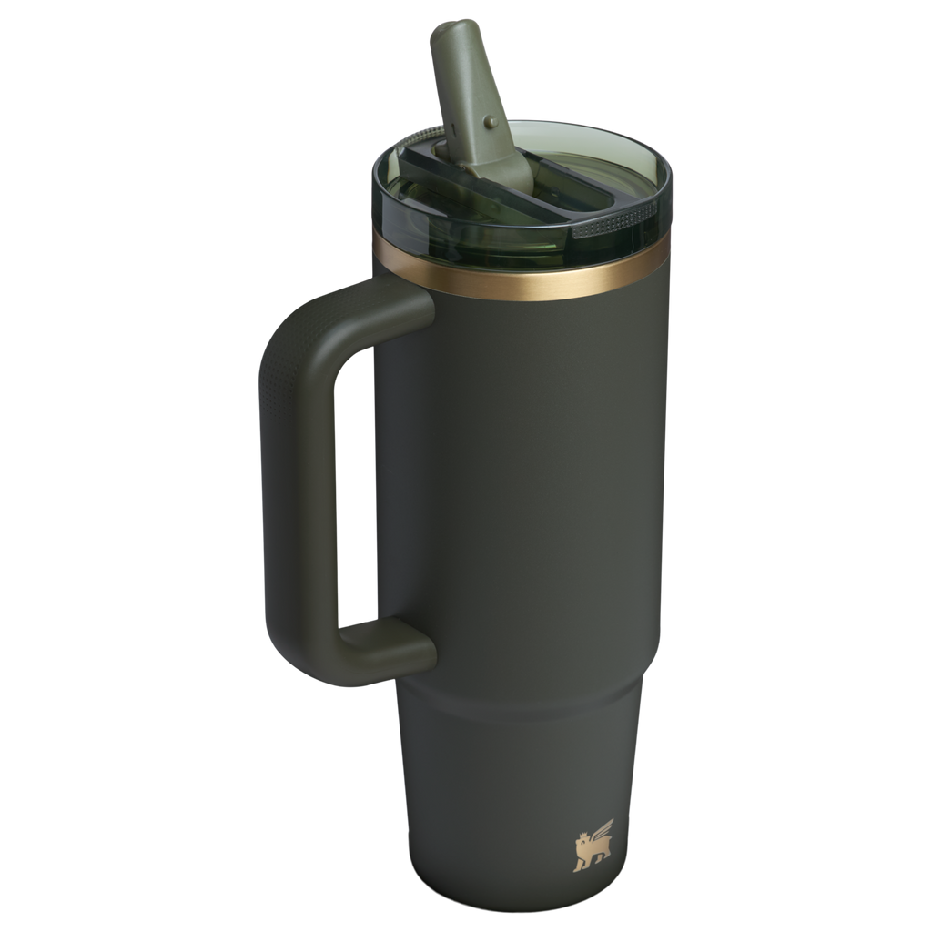Car-Cup Friendly The Quencher H2.0 Flowstate Tumbler D051L - Premium Stainless Steel Straw Cup for All-Day Hydration Detail