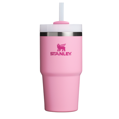 Double-Wall Vacuum The Quencher H2.0 Flowstate Tumbler | Stanley Create D330L - 40oz Large Capacity Car-Cup Friendly Quencher - Rose Quartz 2.0