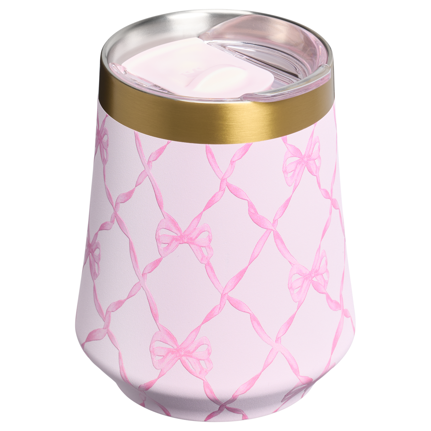 Vacuum Insulated Wine Stanley 1913 x LoveShackFancy Holiday Reserve Wine Tumbler D367F - Elegant Stemless Vacuum Insulated Wine Tumbler Detail