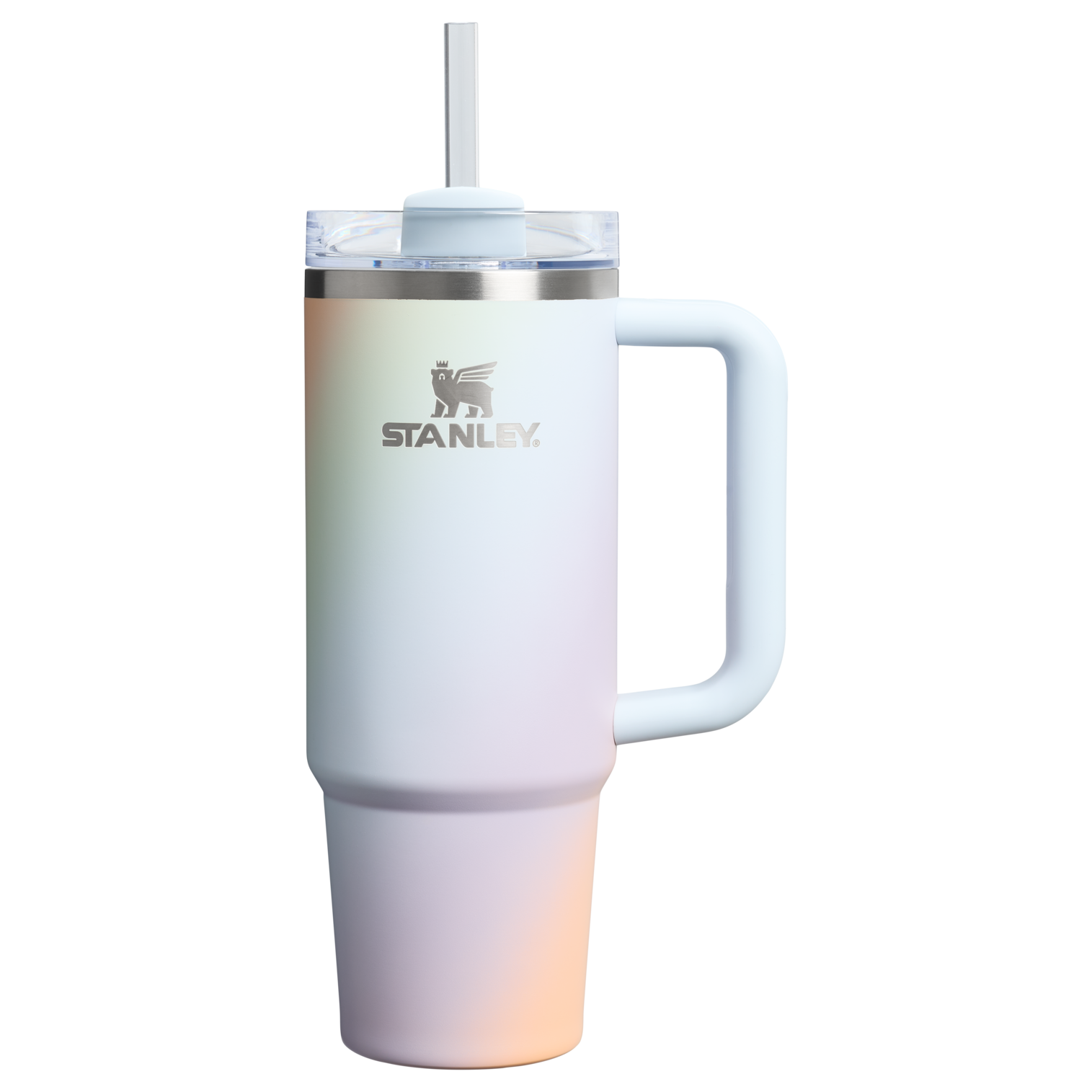 Car-Cup Friendly The Quencher H2.0 Flowstate Tumbler D051L - Premium Stainless Steel Straw Cup for All-Day Hydration - Sunrise Spiral