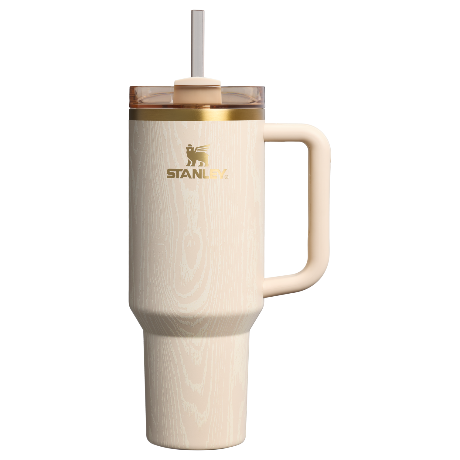Car-Cup Friendly The Cheers & Cheer Quencher H2.0 Flowstate Tumbler D188Q - Premium Stainless Steel Straw Cup for All-Day Hydration - Birch Woodgrain