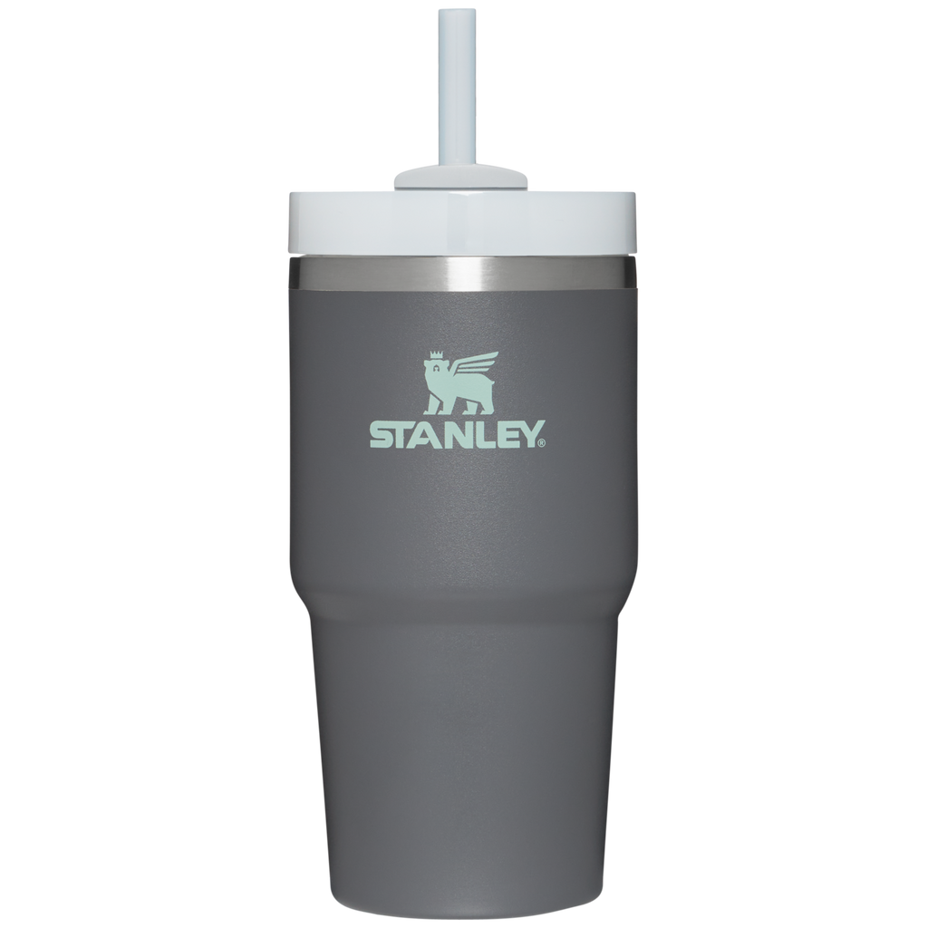 Large Capacity The Quencher H2.0 Flowstate Tumbler D030T - Premium Stainless Steel Straw Cup for All-Day Hydration - Charcoal