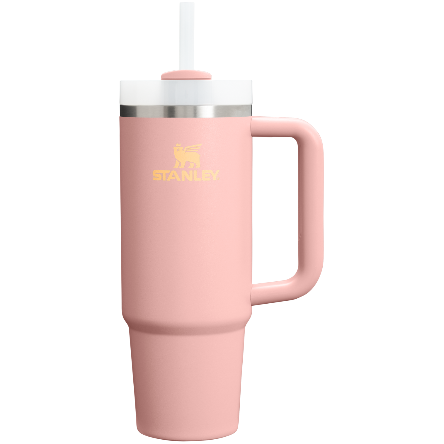 Car-Cup Friendly The Quencher H2.0 Flowstate Tumbler D051L - Premium Stainless Steel Straw Cup for All-Day Hydration - Peach Rose