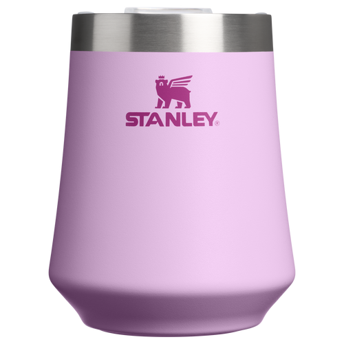 Elegant Stemless The Reserve Wine Tumbler D125V - Premium Insulated Egg-Shaped Wine Glass for Outdoors - Soft Orchid