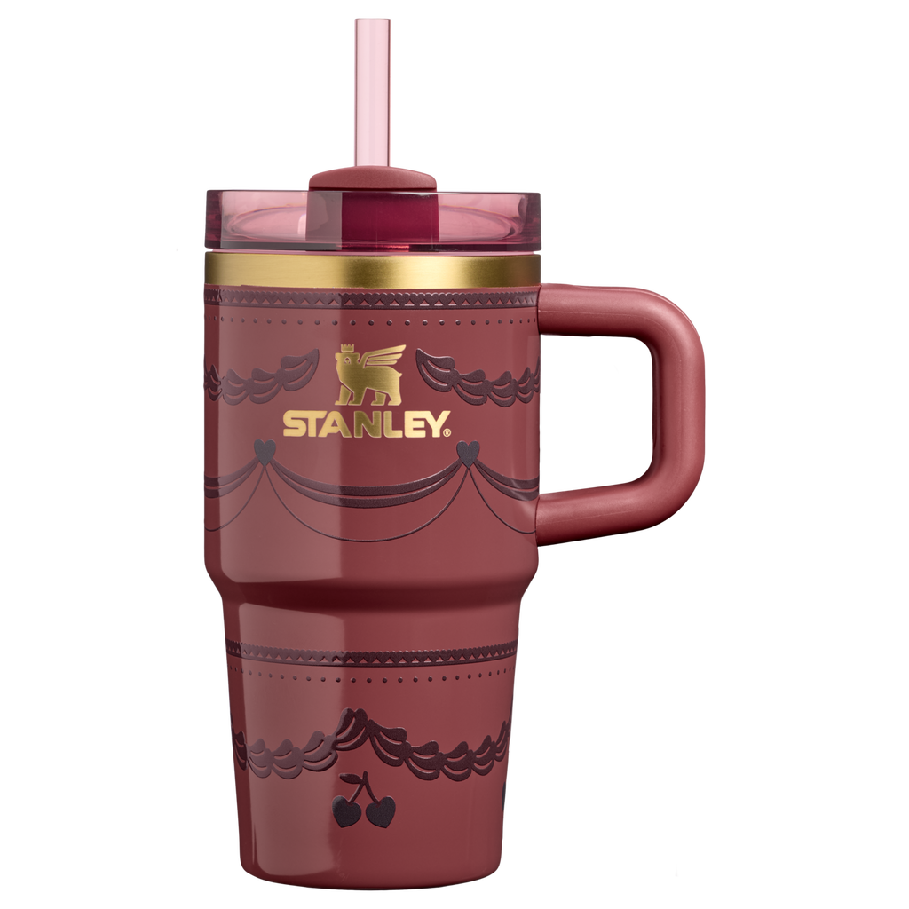 Large Capacity The Valentine’s Day Quencher H2.0  Flowstate Tumbler D234X - 40oz Large Capacity Car-Cup Friendly Quencher - Red Velvet Cake