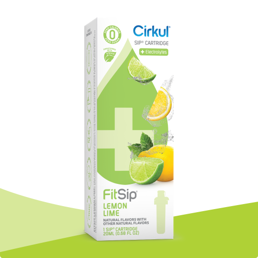Zero-Calorie FitSip Lemon Lime (Stevia) PO5V - Zero-Calorie Multi-Flavor Sip Pods for Water Bottle - Default Title