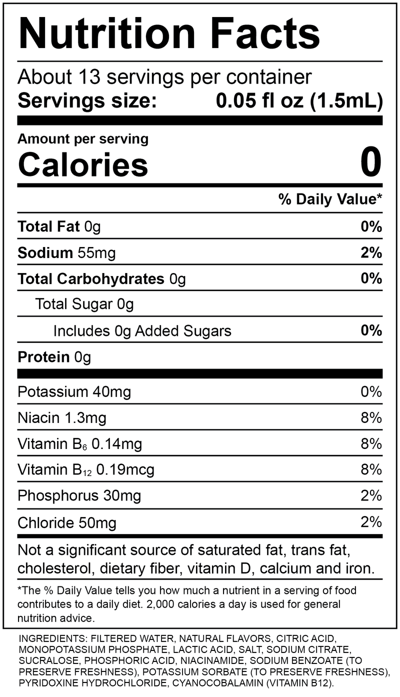 Vitamin-Infused GoSip Citrus Tango NOZA - Sugar-Free Fruit Flavor Cartridge Refill Detail