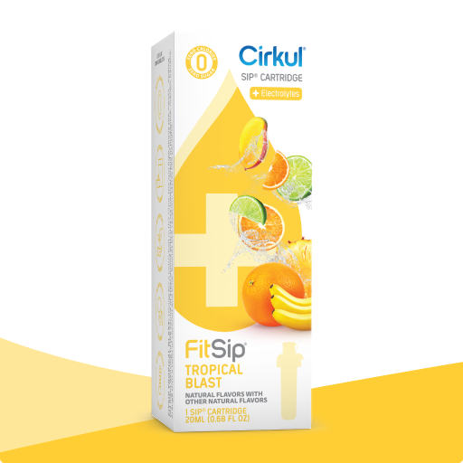 Natural Fruit Flavored FitSip Tropical Blast YWXV - Electrolyte Hydration Enhanced Taste Cartridges - Default Title