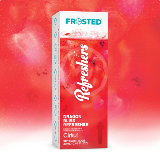 Natural Fruit Flavored Frosted Dragon Bliss Refresher 3YSL - Electrolyte Hydration Enhanced Taste Cartridges - Default Title