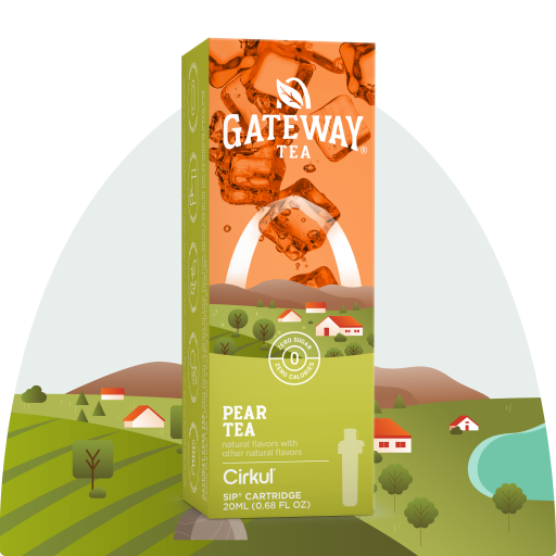 Natural Fruit Flavored Gateway Pear Tea KXH2 - Sugar-Free Fruit Flavor Cartridge Refill - Default Title
