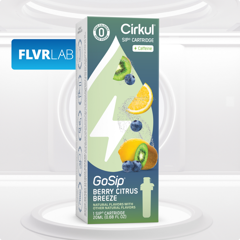 Sugar-Free GoSip Berry Citrus Breeze 2YHA - Electrolyte Hydration Enhanced Taste Cartridges - Default Title