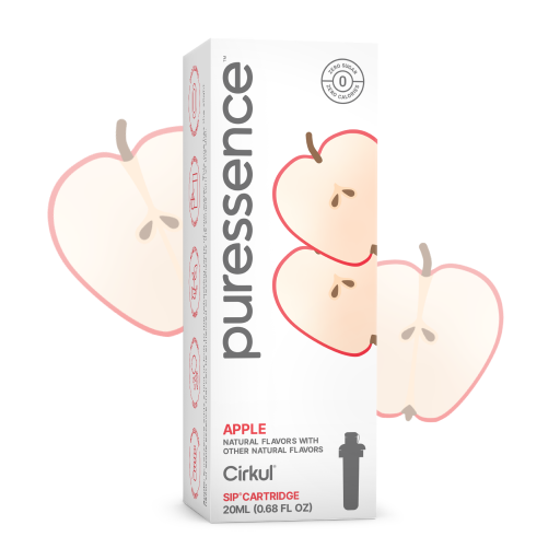 Refreshing Electrolyte Puressence Apple (Unsweetened) IZL9 - Sugar-Free Fruit Flavor Cartridge Refill - Default Title