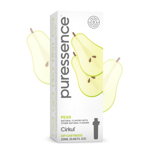 Zero-Calorie Puressence Pear (Unsweetened) QE9E - Vitamin-Infused Natural Refreshing Flavor Core - Default Title