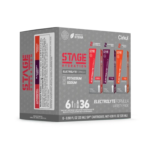 Zero-Calorie Stage 6-Pack Variety Pack 4ZSP - Vitamin-Infused Natural Refreshing Flavor Core Detail